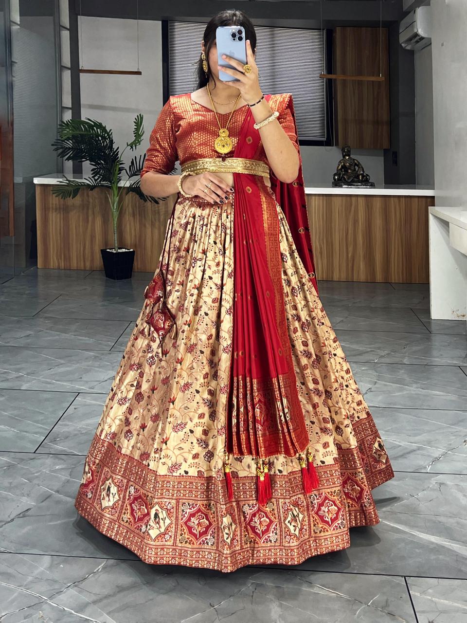 Kanjivaram Silk Pattu Lehenga Collection