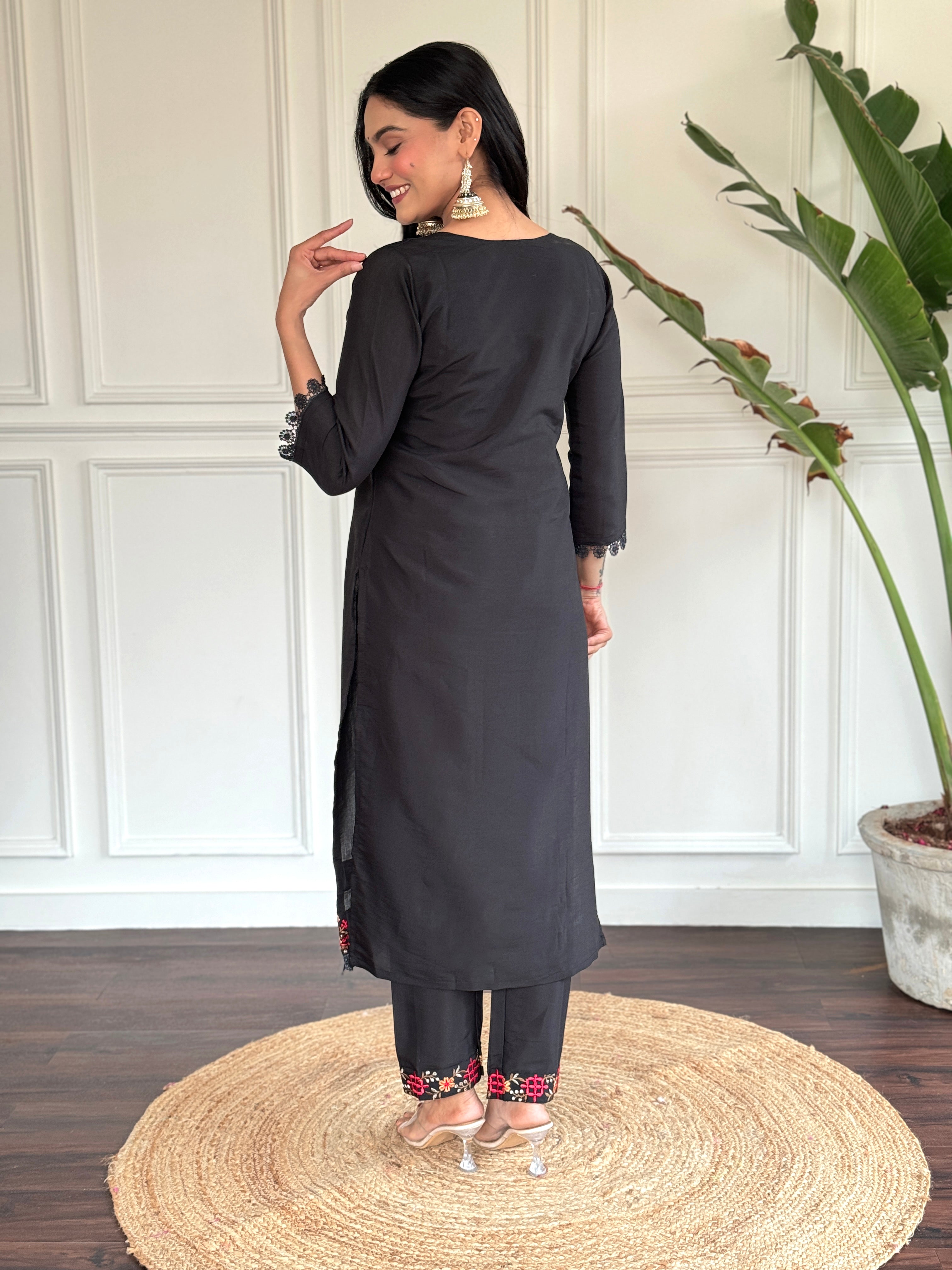 Pure Tebby Silk Printed Kurta Set For Women
