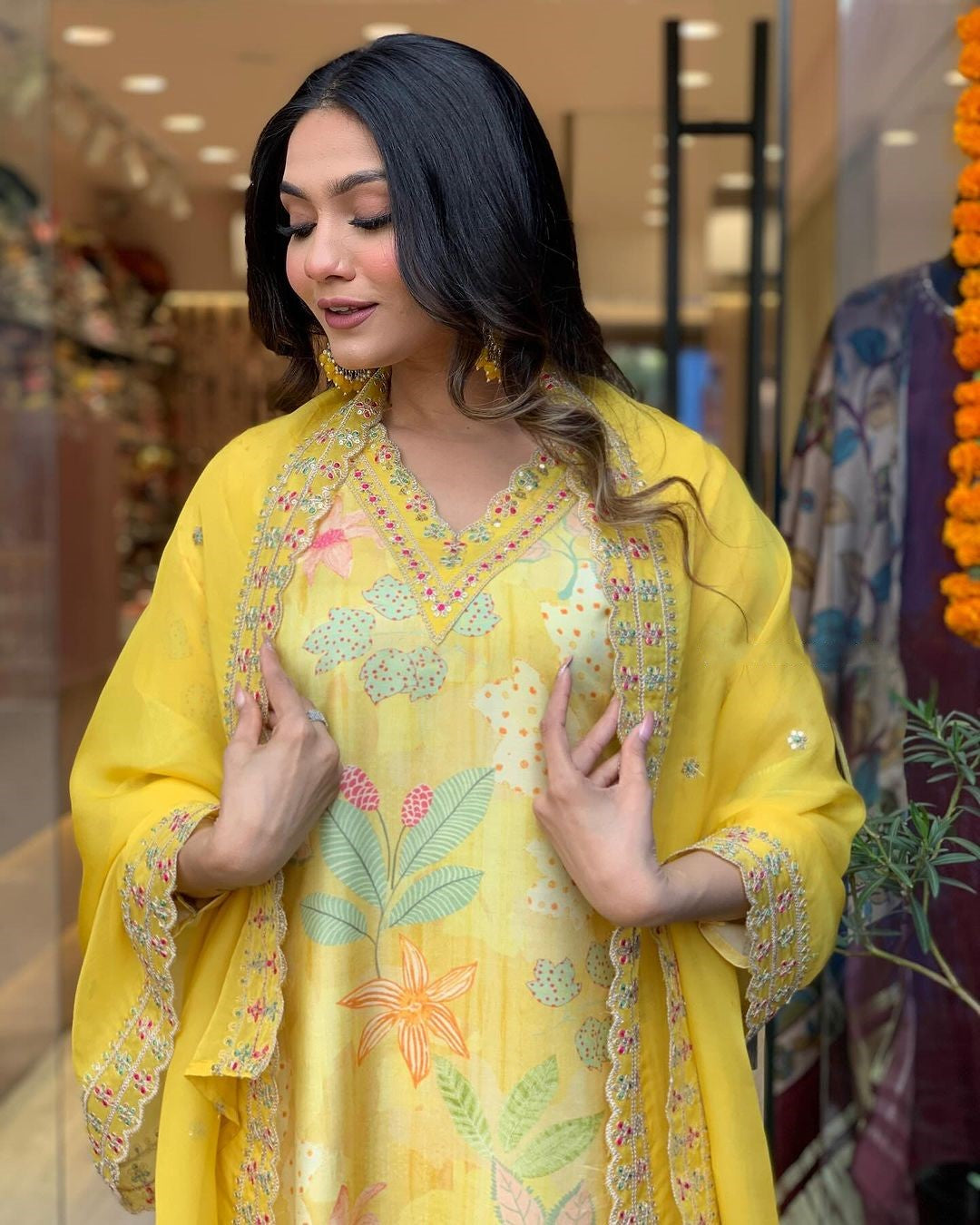 Embellished kurta