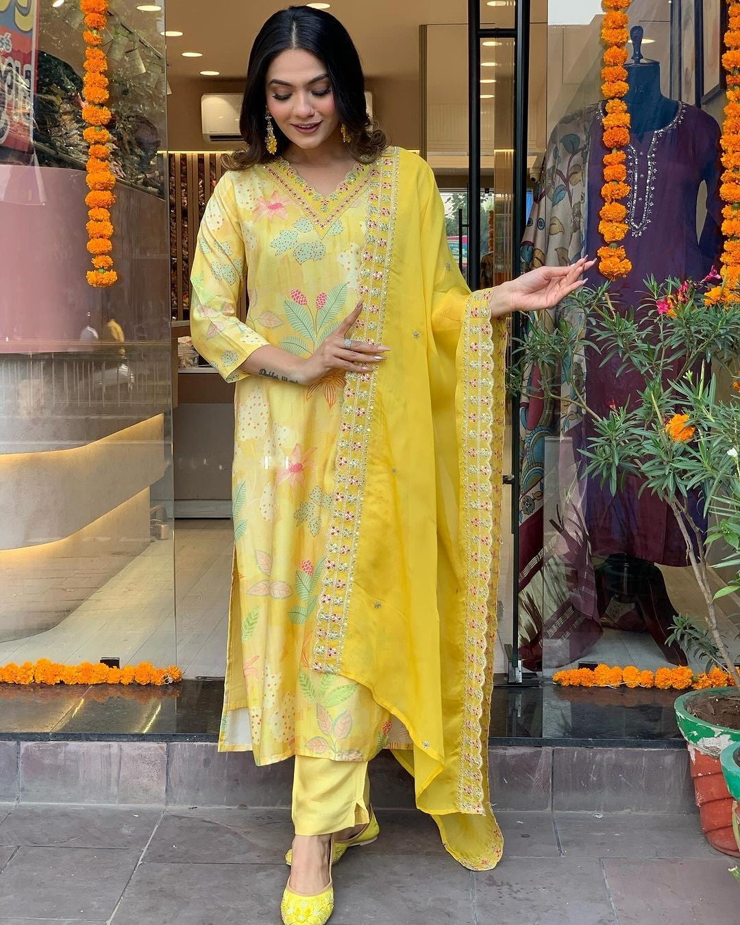 Embellished kurta