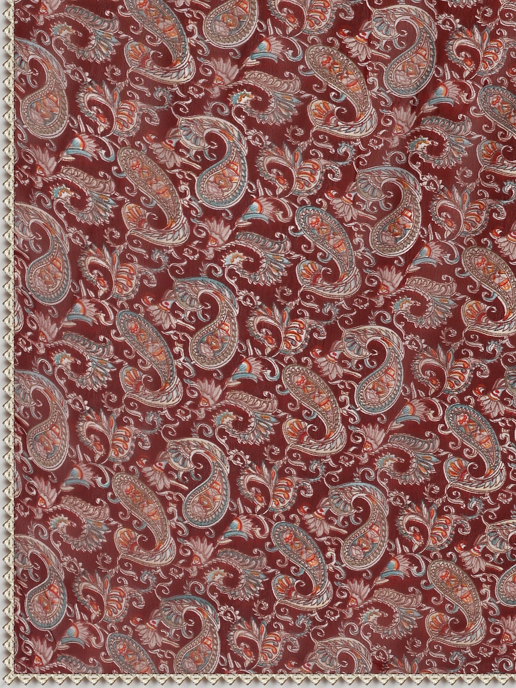 Maroon-Red Printed Design Kurti