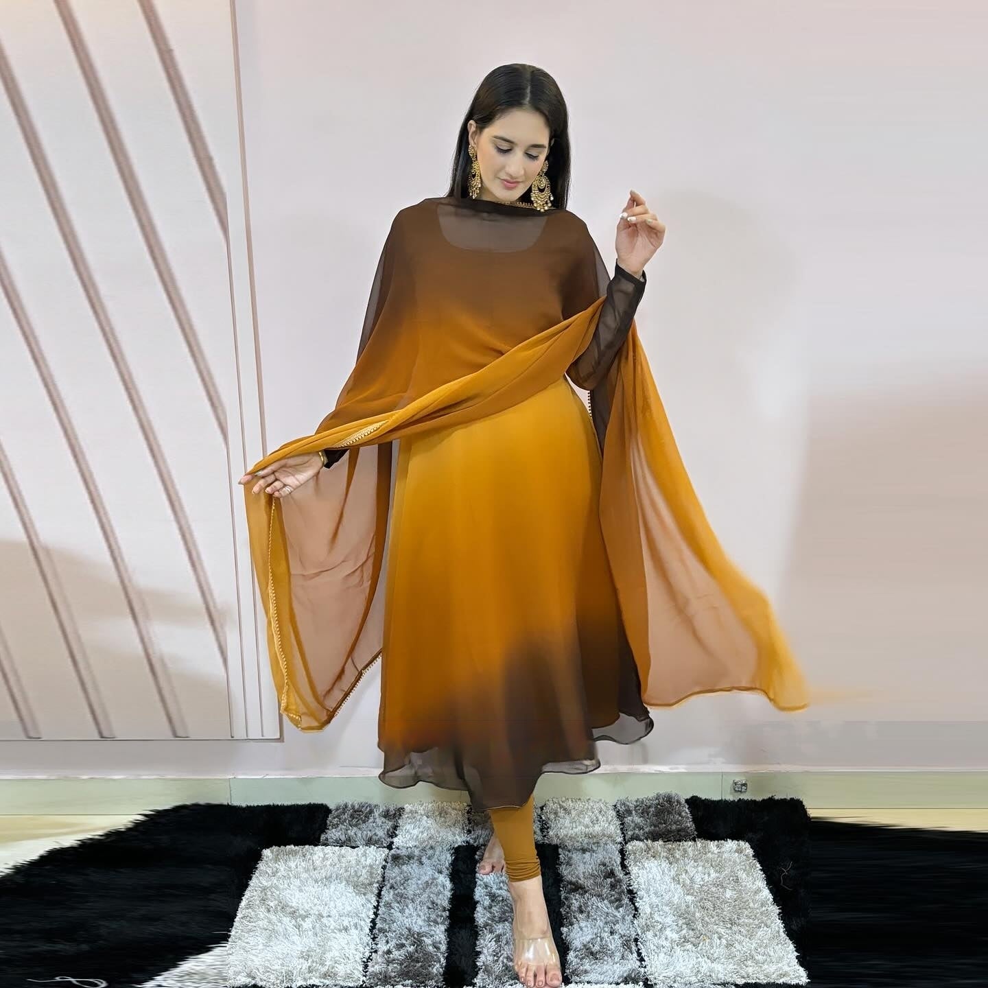 Elegant Yellow Long Kurti