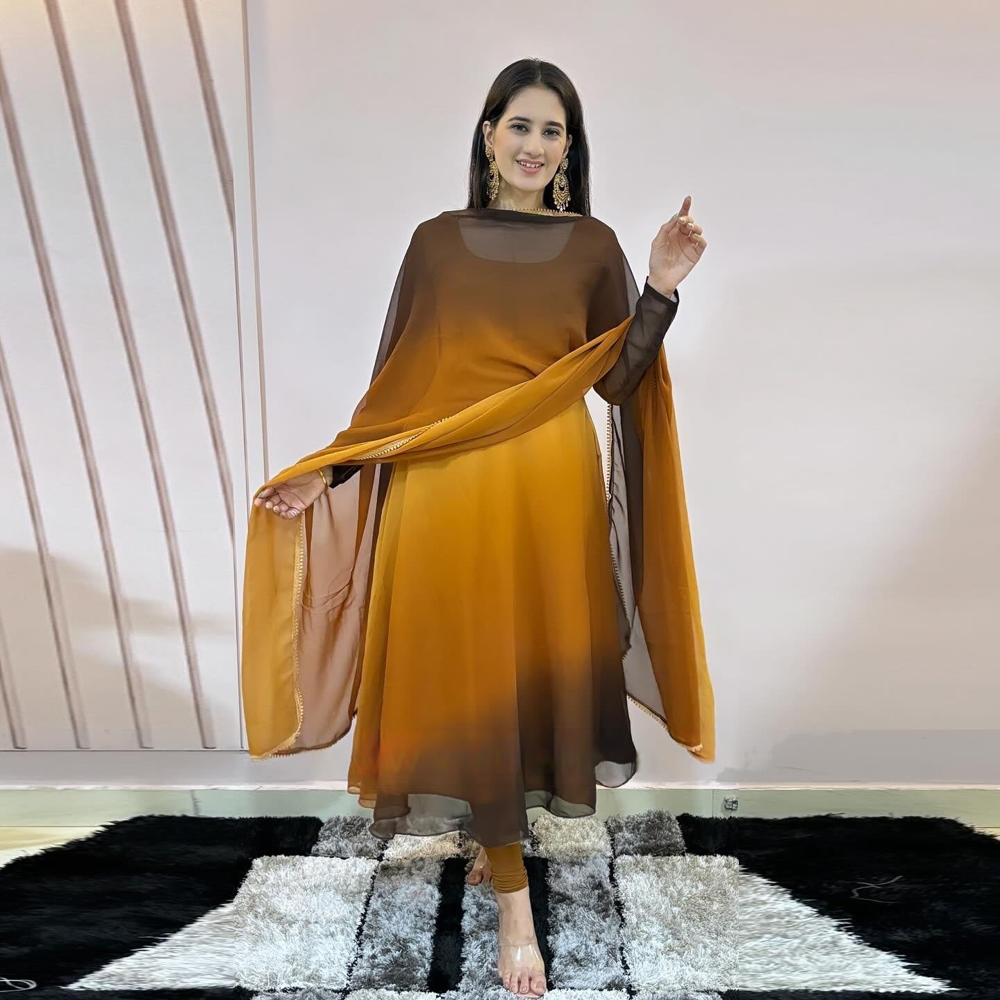 Elegant Yellow Long Kurti