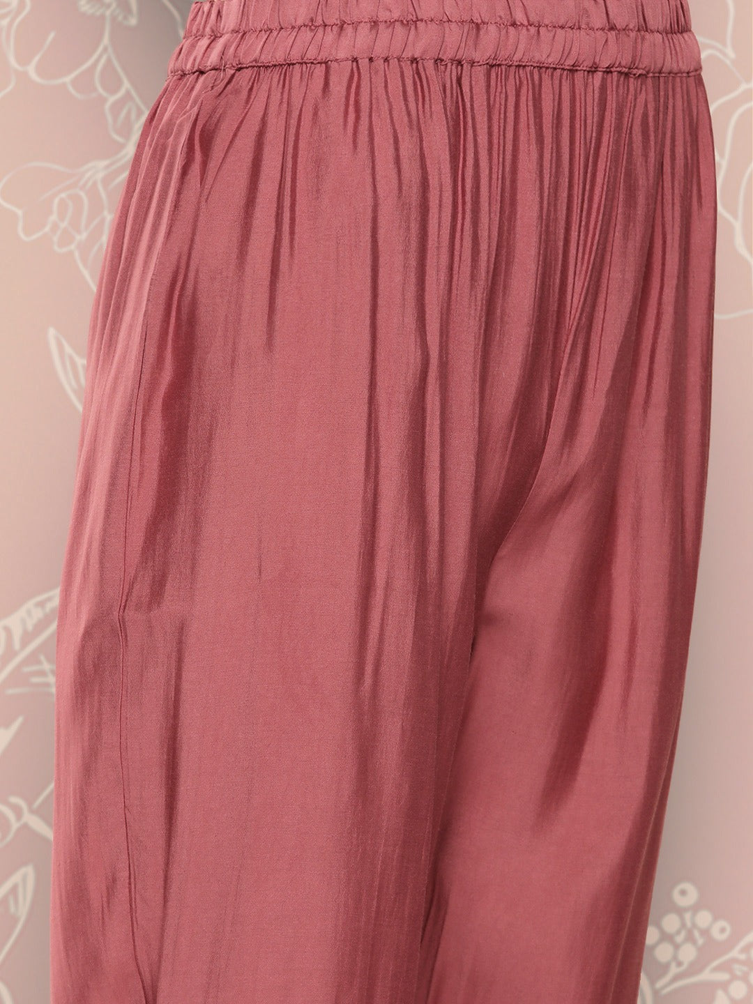 Round-Neck Straight Kurta Set