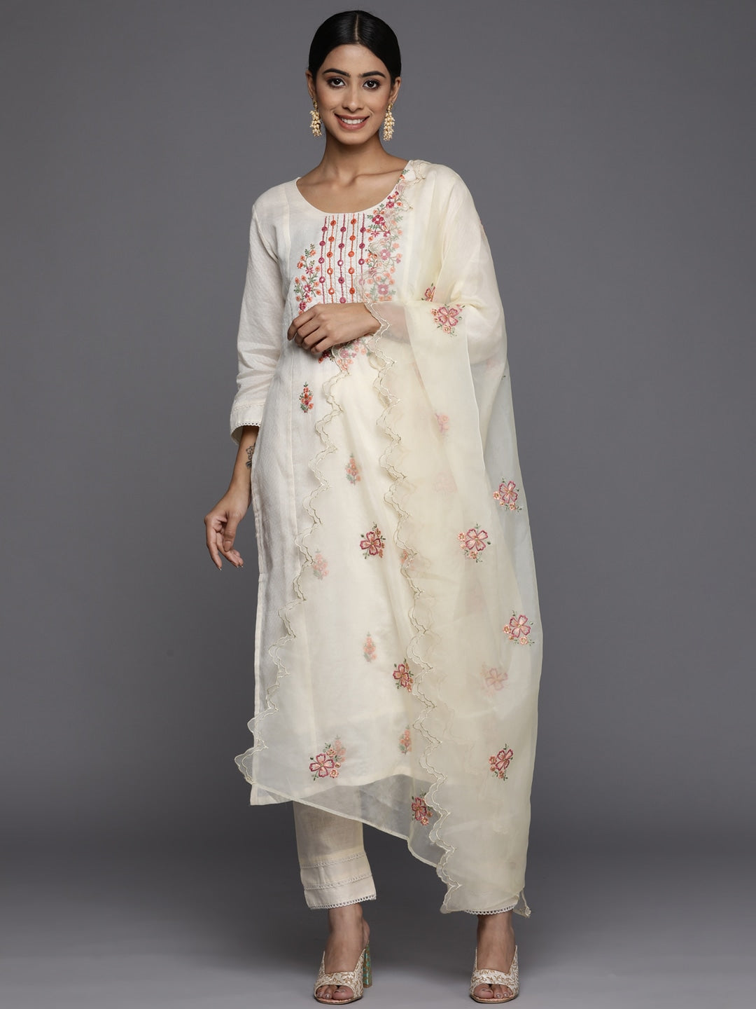 Stripes Straight Kurta Set