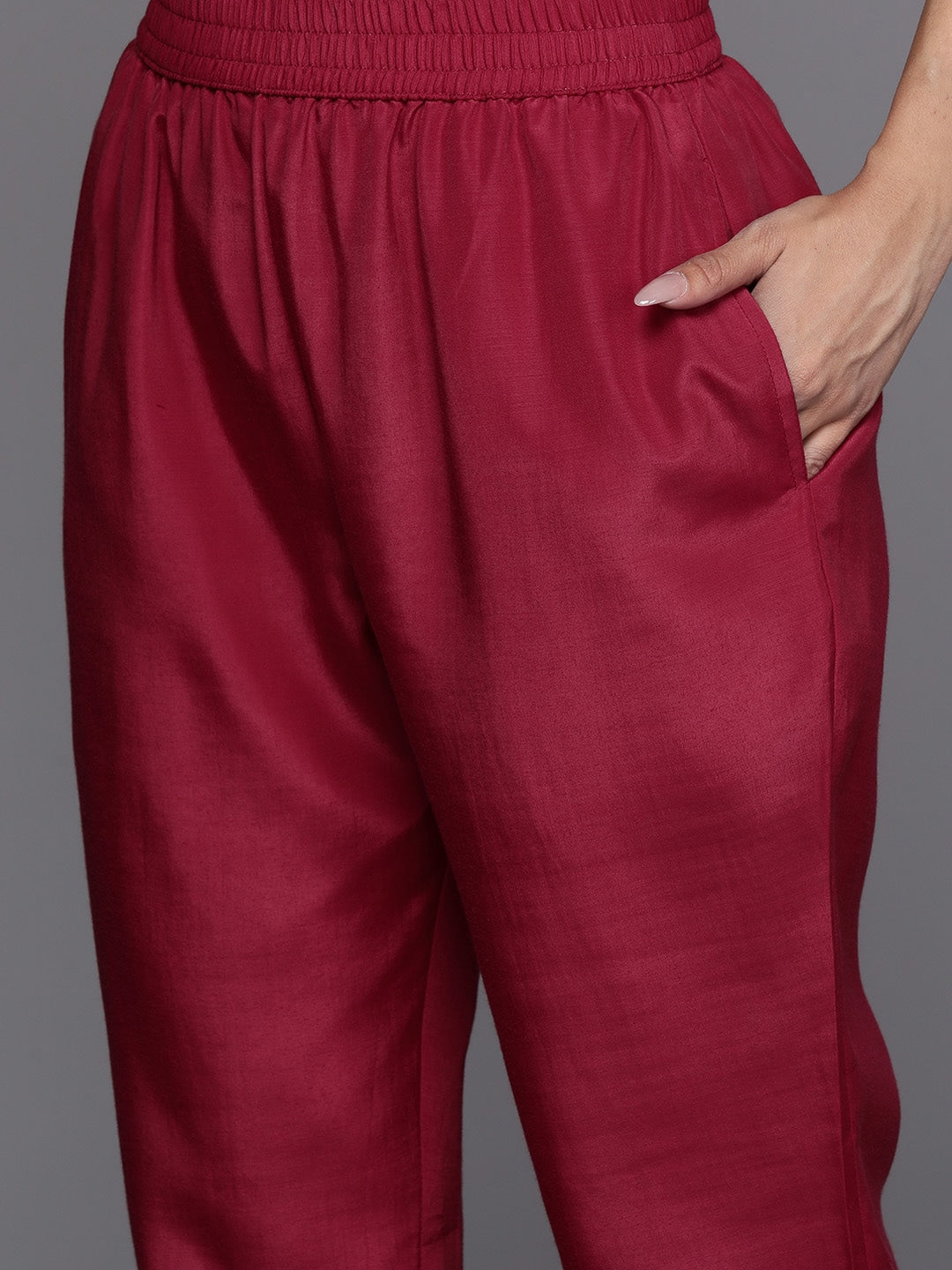 Embroidery work cp vichitra Kurta Set