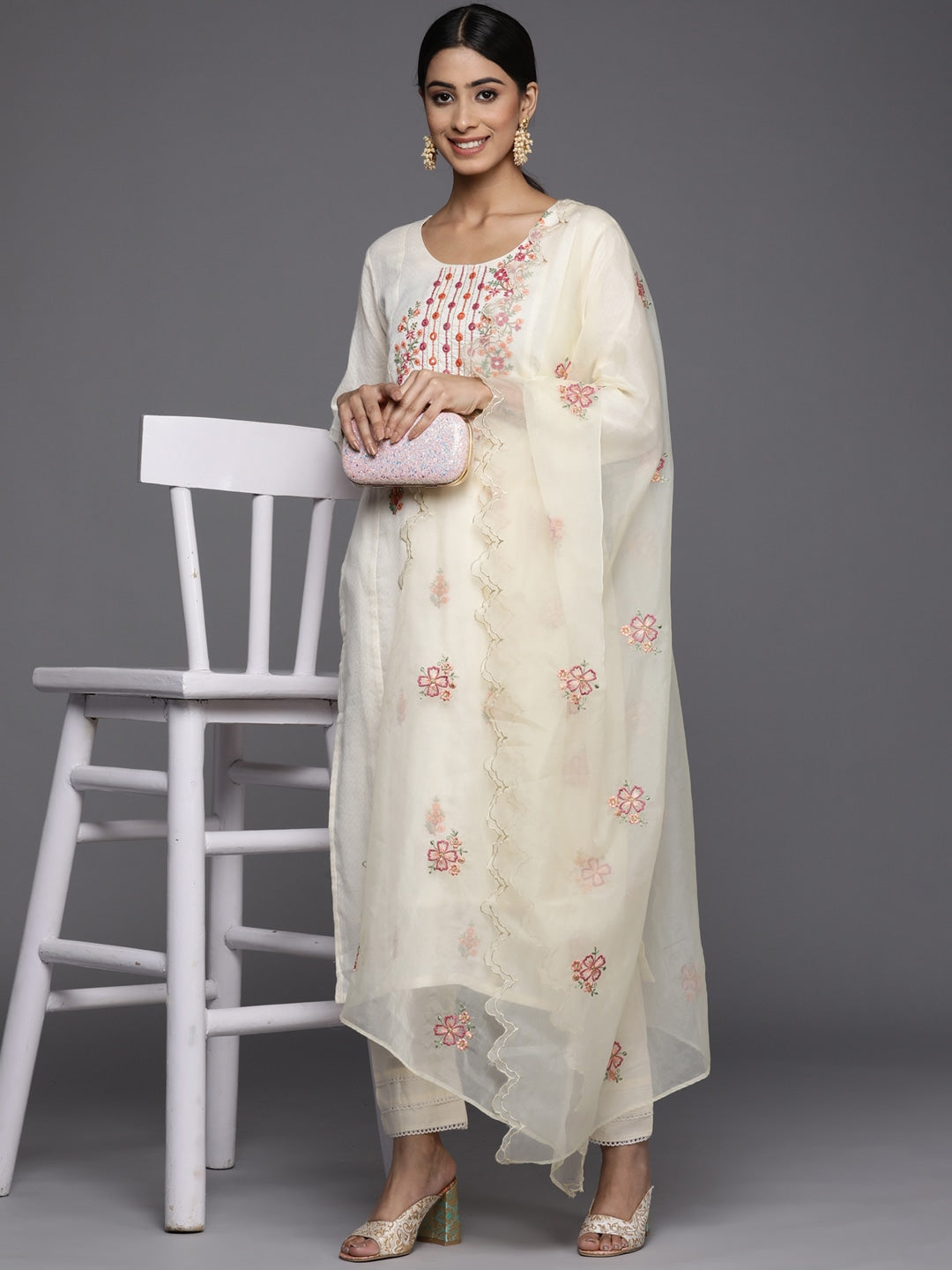 Stripes Straight Kurta Set