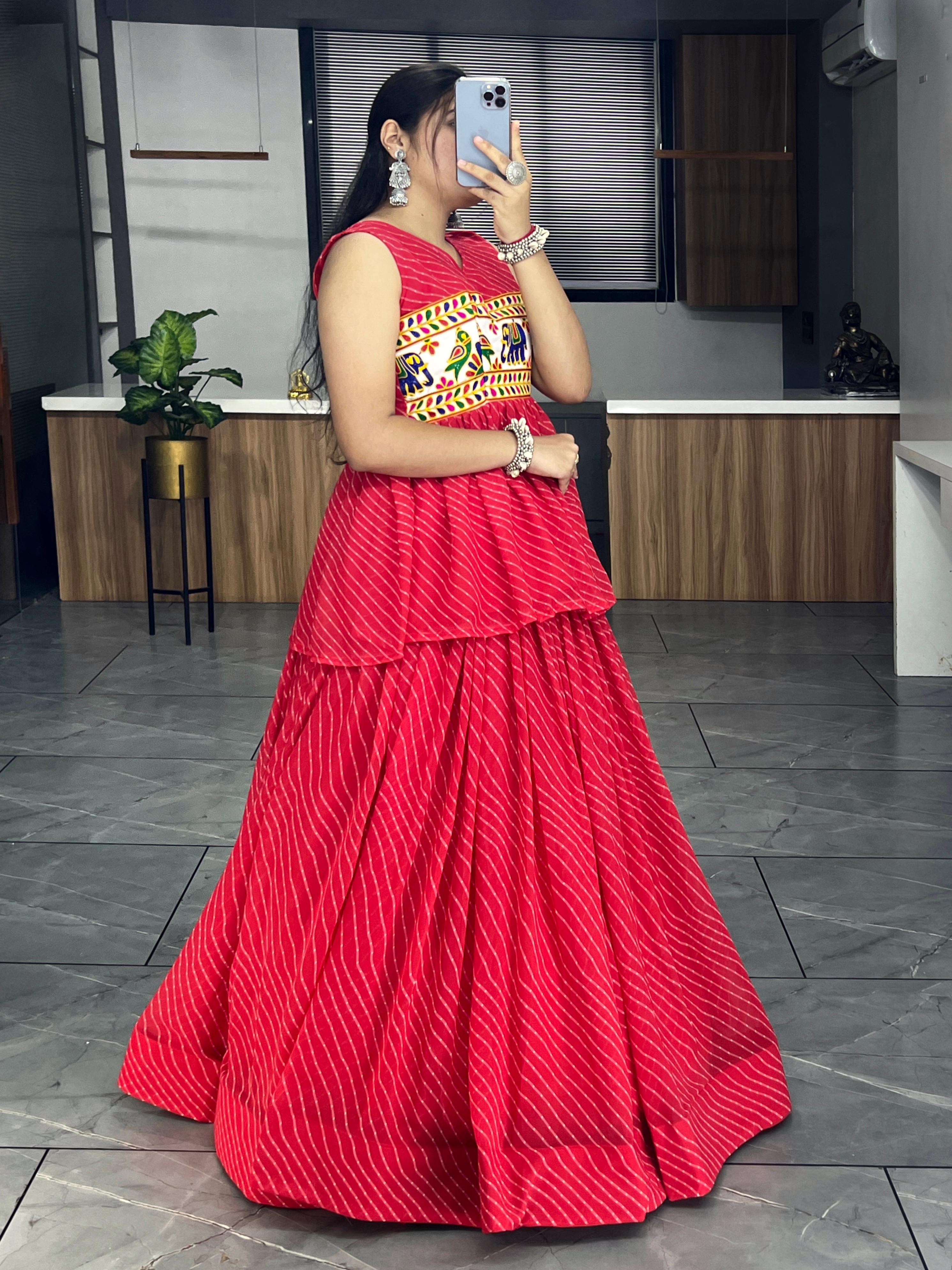 Ethnic Women Lehenga With Kediya Sets