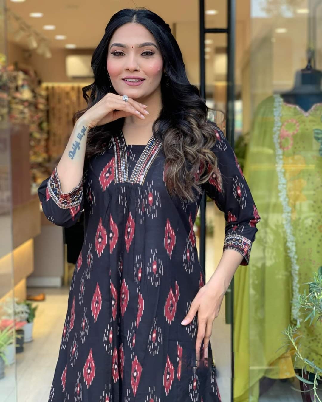 WOMEN'S A LINE KURTA SET