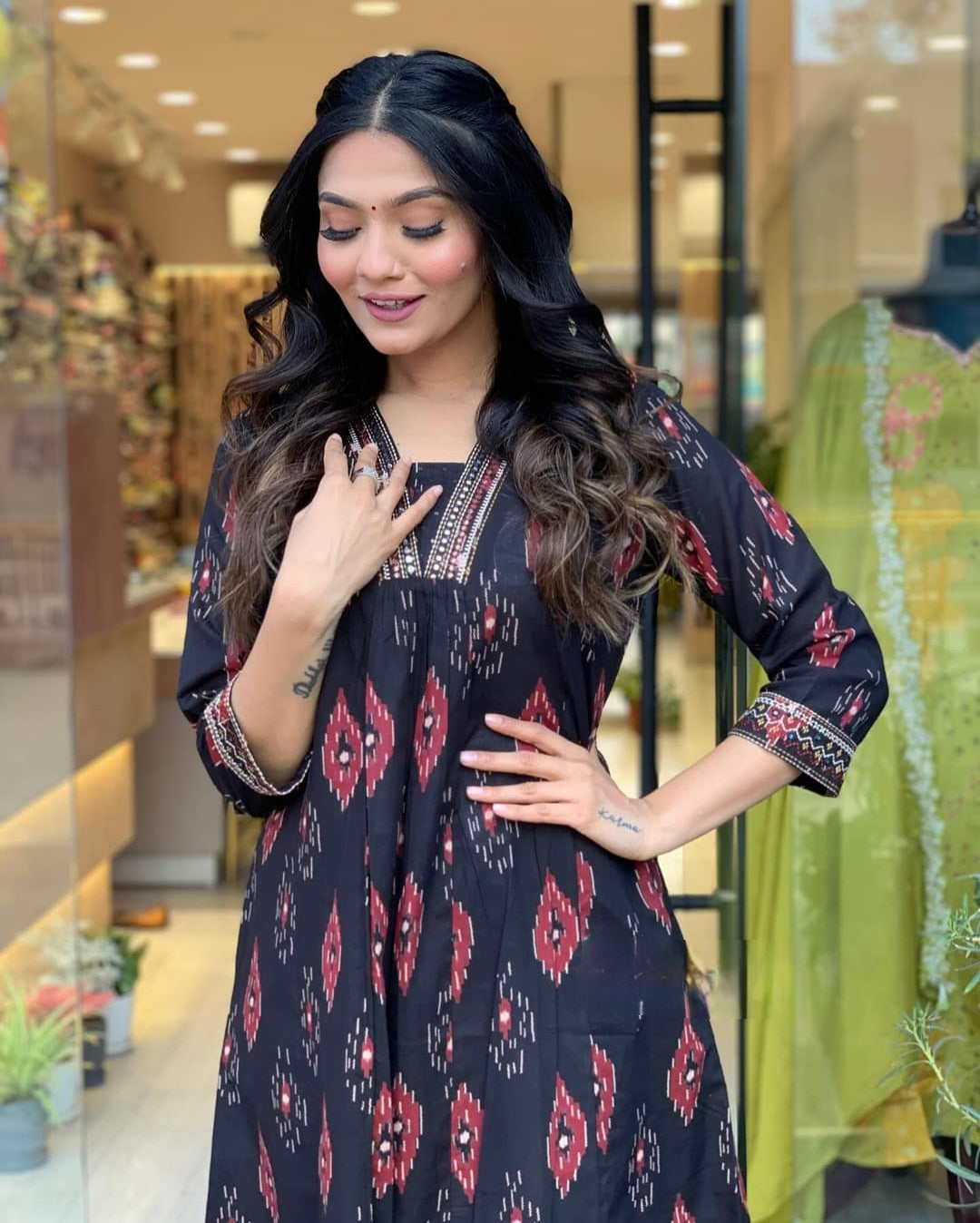 WOMEN'S A LINE KURTA SET