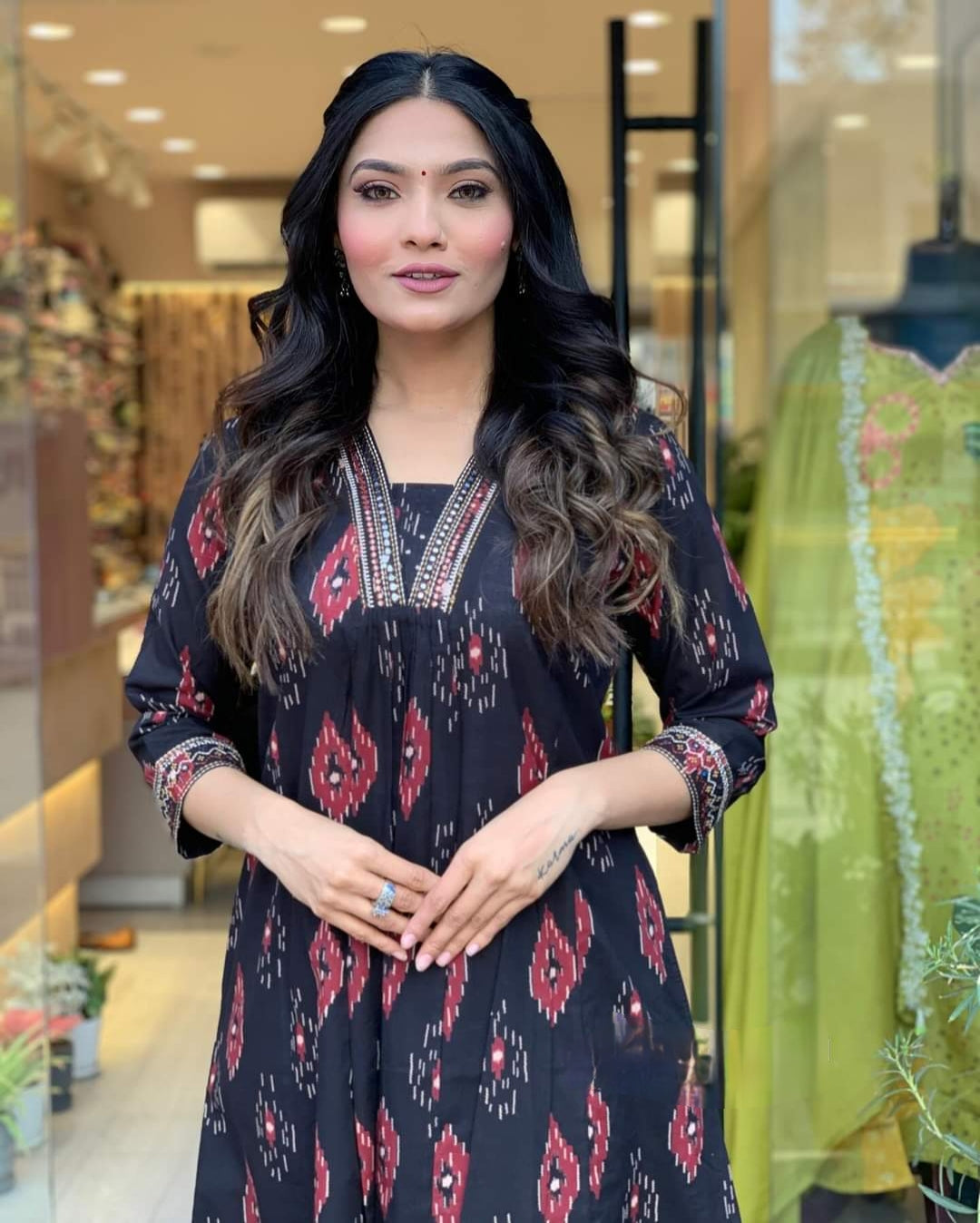 WOMEN'S A LINE KURTA SET