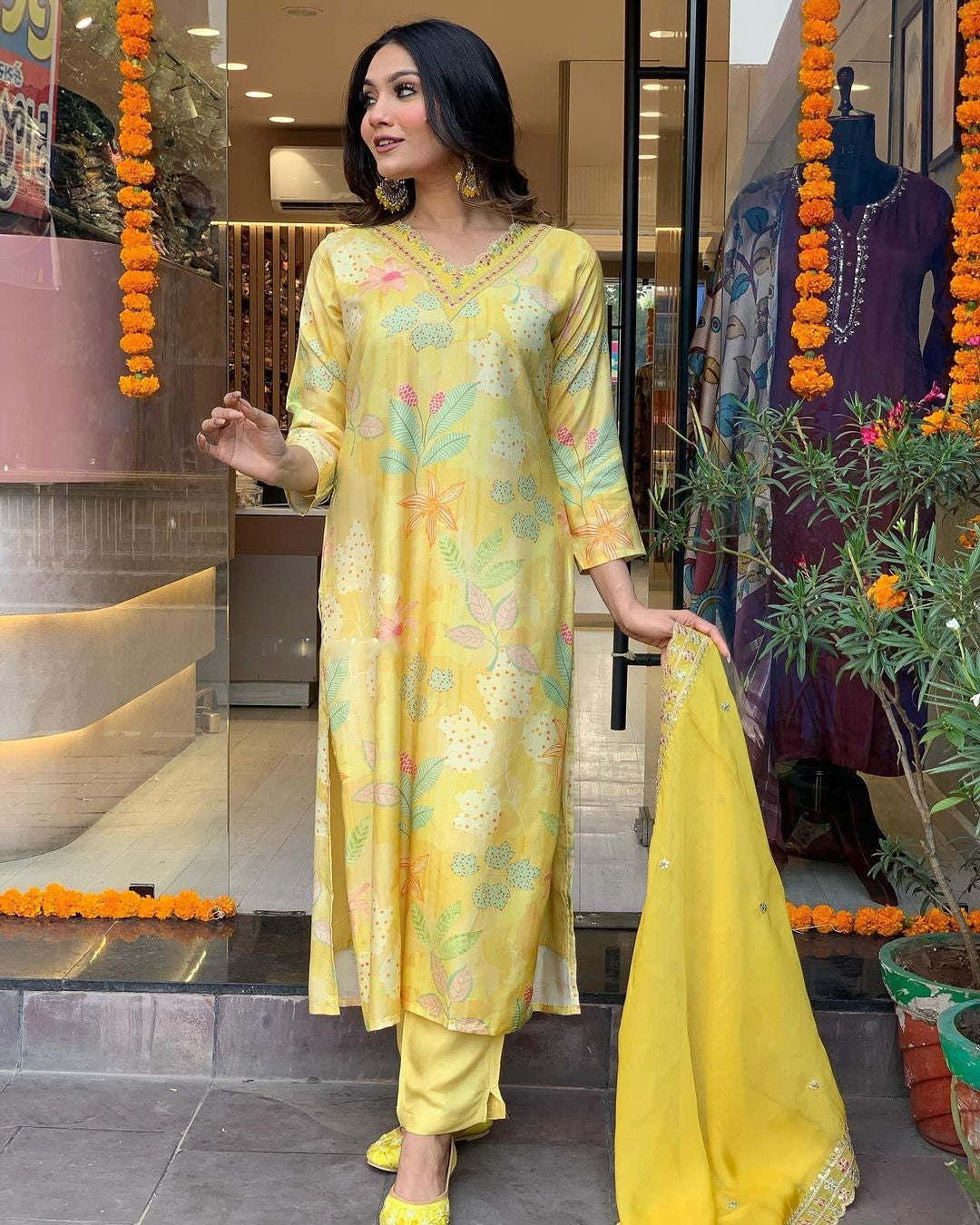 Embellished kurta