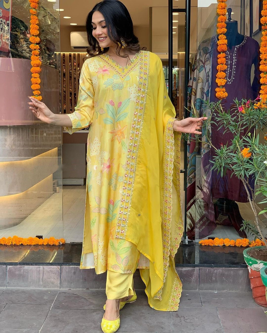 Embellished kurta