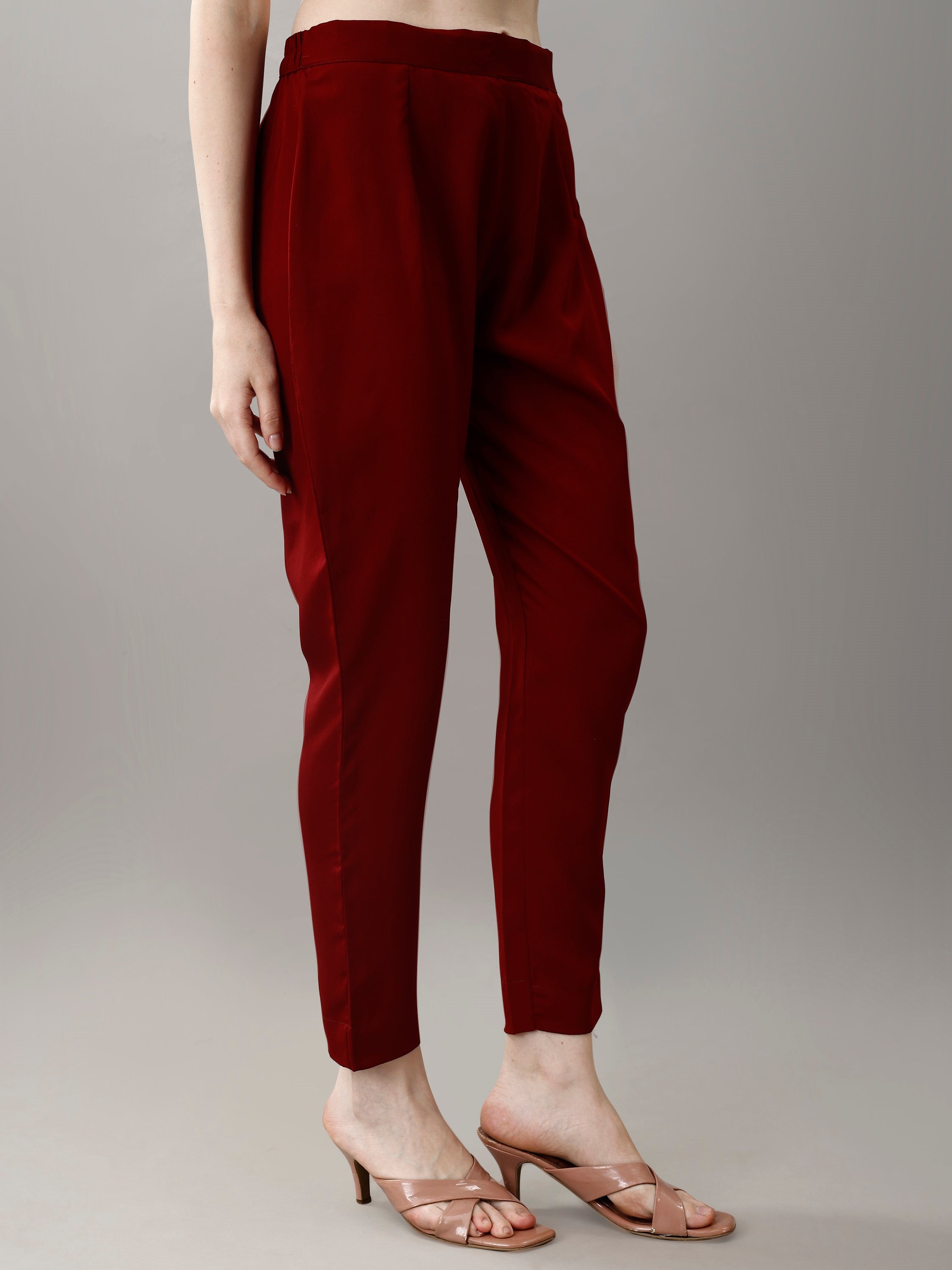 Maroon-Red Printed Design Kurti