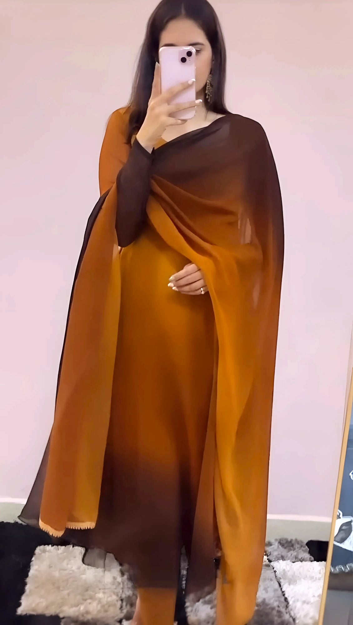 Elegant Yellow Long Kurti