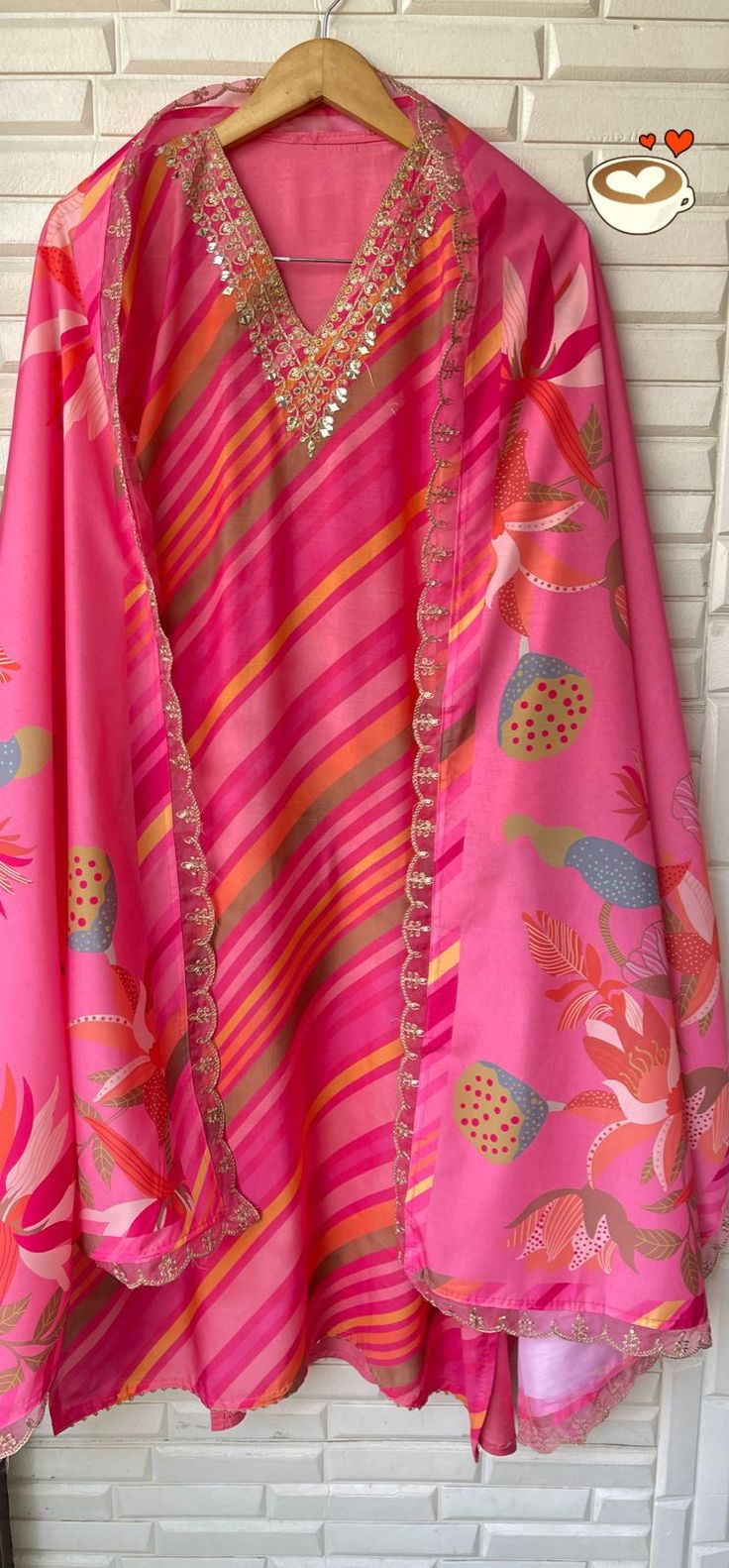 Women Embroidered PURE RUSSIAN SILK kurta set
