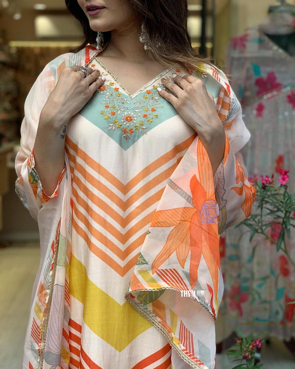 Women Printed Straight Kurta Suit Set