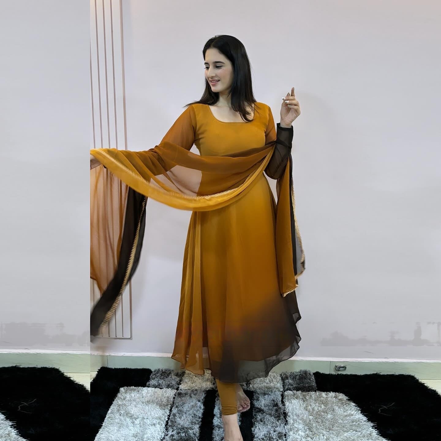Elegant Yellow Long Kurti